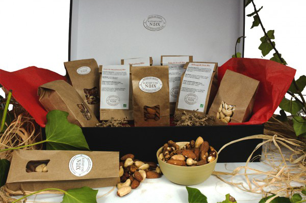 cadeaux noel éthique écologiques green bio Coffret Il était une noix : fruits secs et plaisir