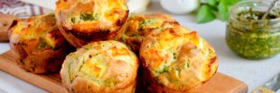 Recette bio et sans gluten : de délicieux muffins au pesto d'aneth !